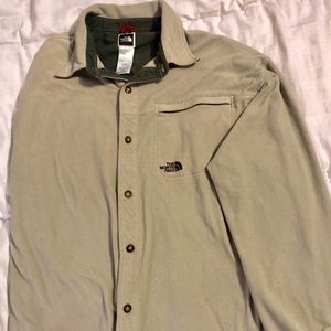 Men’s Fleece North Face Button Up